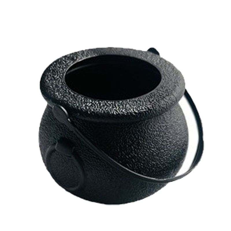 2 pcs Halloween Cauldron - Blow Mold Plastic Party Accessory - Candy Holder