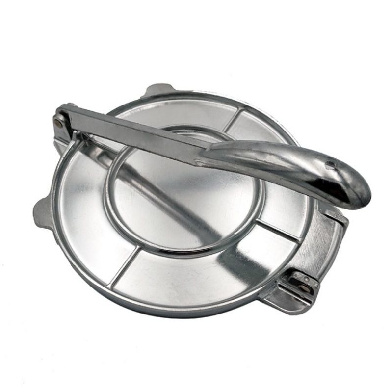 8" Tortilla Press Maker Aluminum Foldable Kitchen Flour Corn Baking Tool Meat — image 1