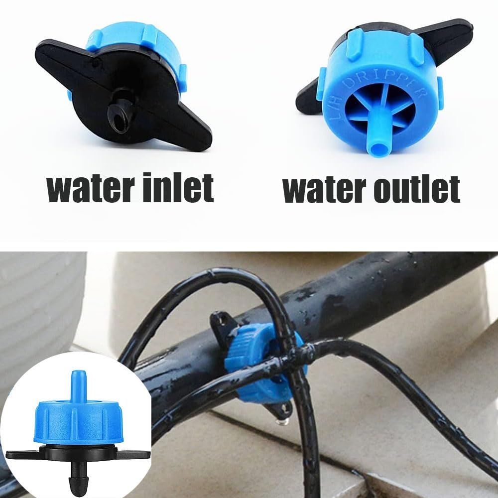Pressure Compensating Dripper 2 GPH 8L/H Emitter for Garden Lawn Drip view 5