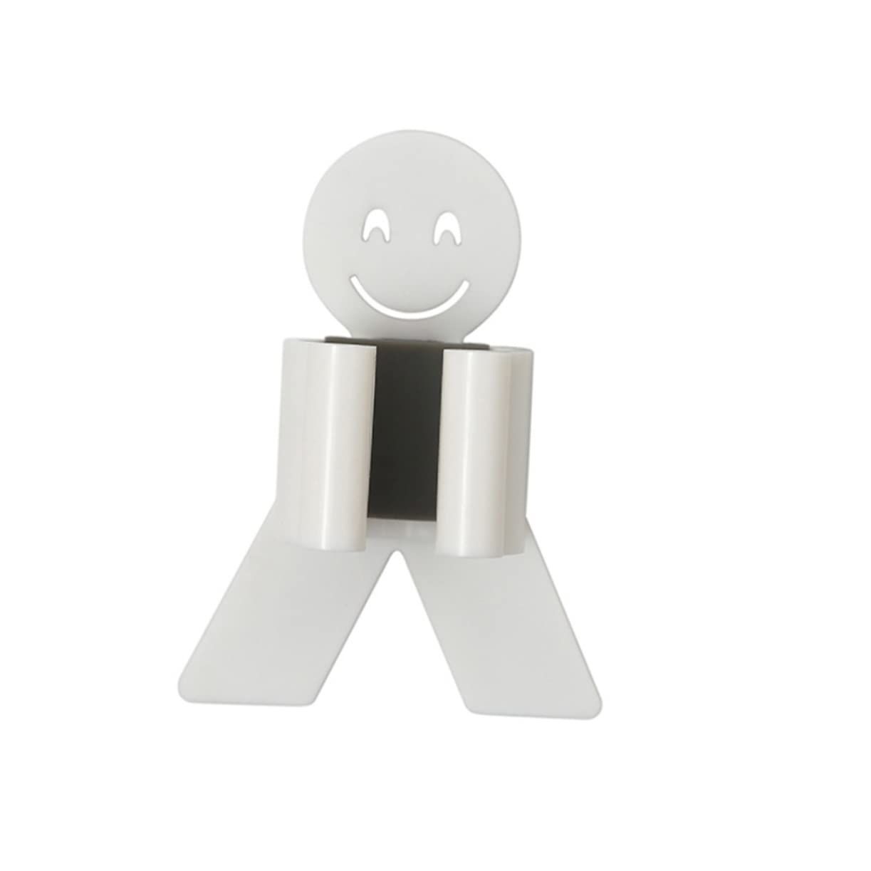 2 pcs Smile Shape Strong and Seamless Paste Mop Clip Bathroom Toilet Non-Slip view 3