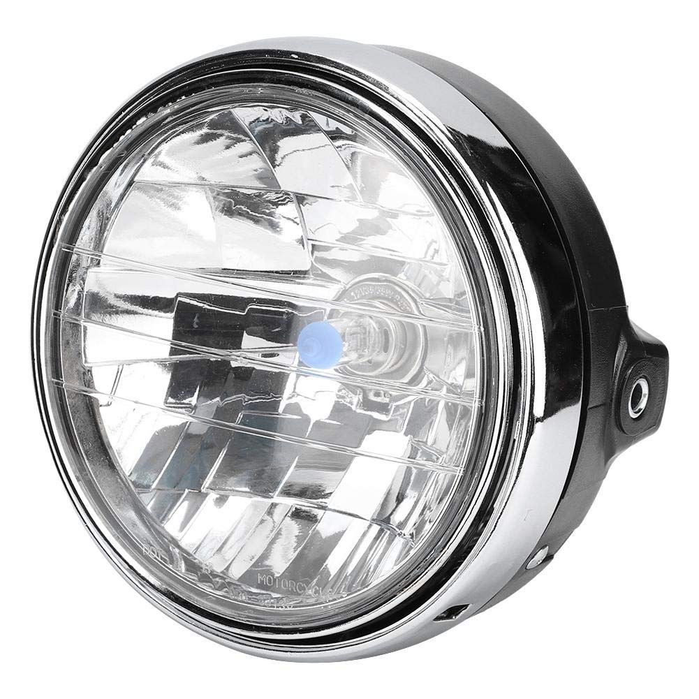 LED Headlight Modified Retro Round Motorcycle Head Front Light Assembly — image 1
