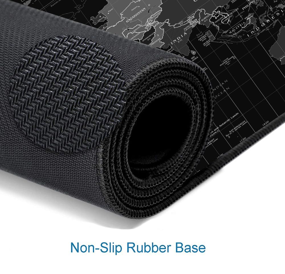 Large Gaming Mouse Pad, Desk Mat Extended Keyboard Pad, Non-Slip Rubber Base view 4