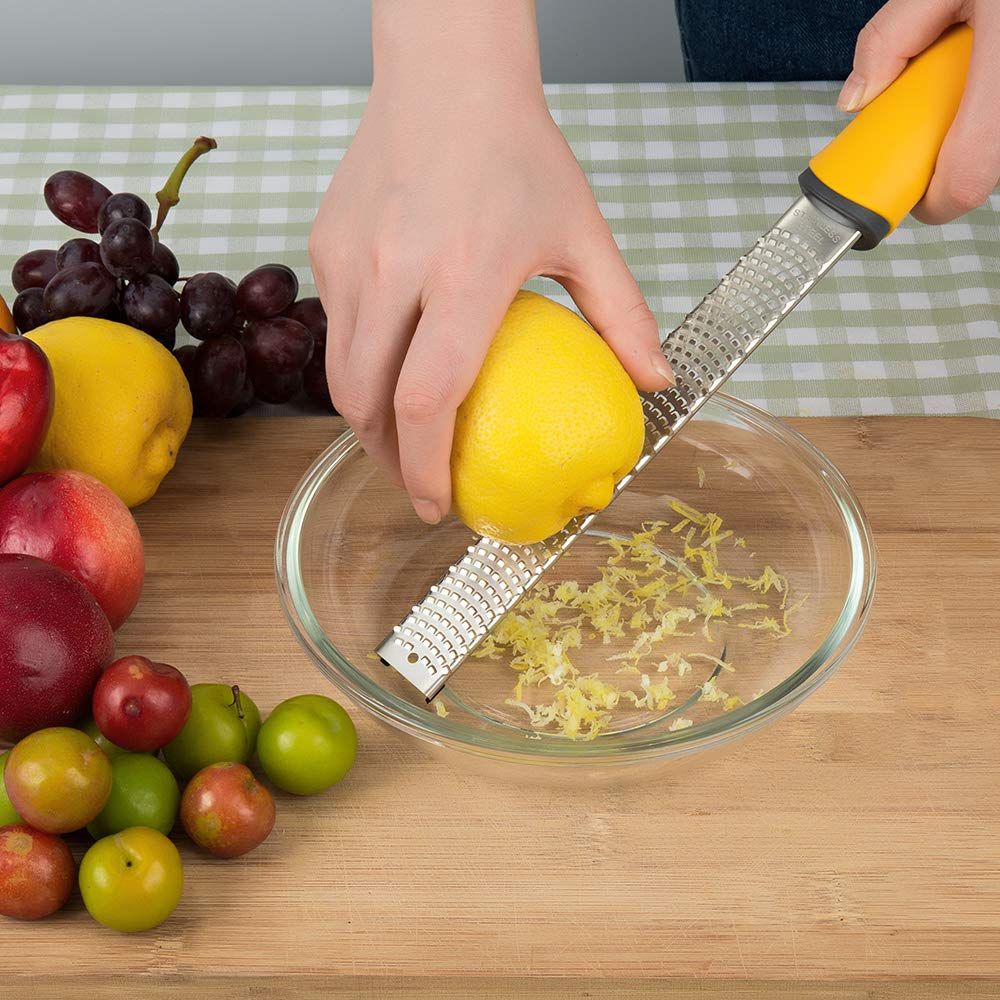 Cheese Grater, Ginger, Chocolate, With Razor-Sharp Stainless Steel Blade view 3