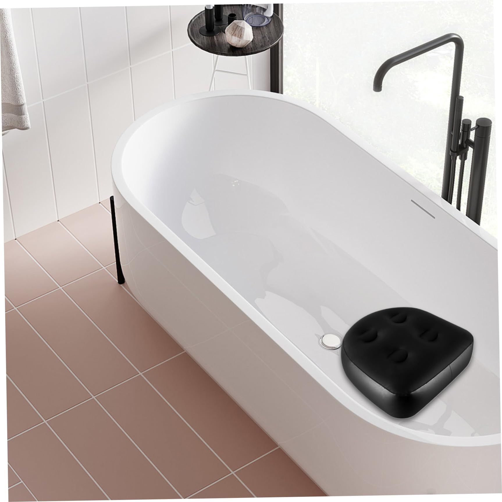 Inflatable Booster Seat Back Support Inflatable Hot Tub Seat with Suction Cup view 3