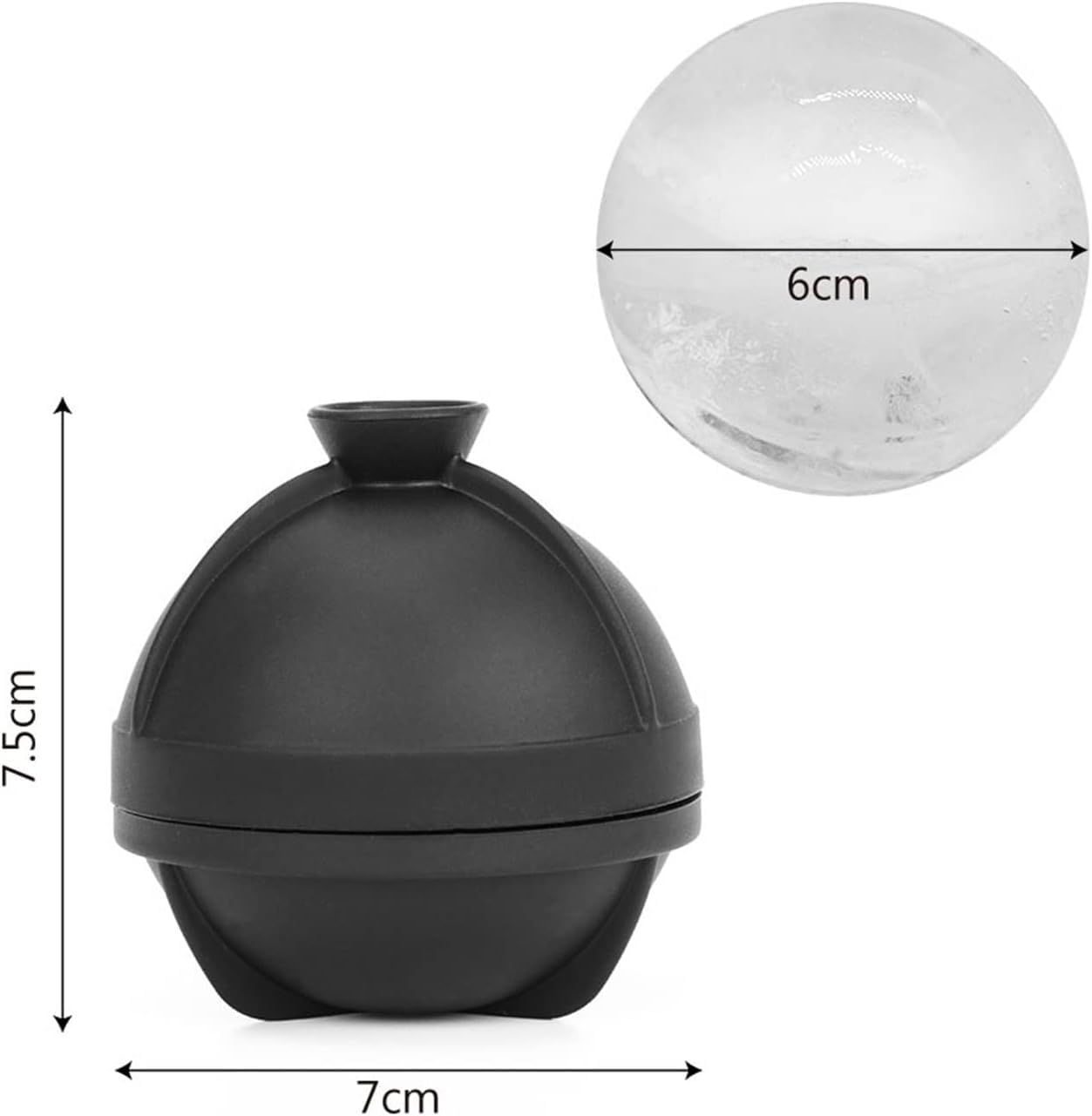 Ice Popsicle Moulds,Food Grade Summer Ice Ball Maker Sphere Mould Ice Cube DIY view 2