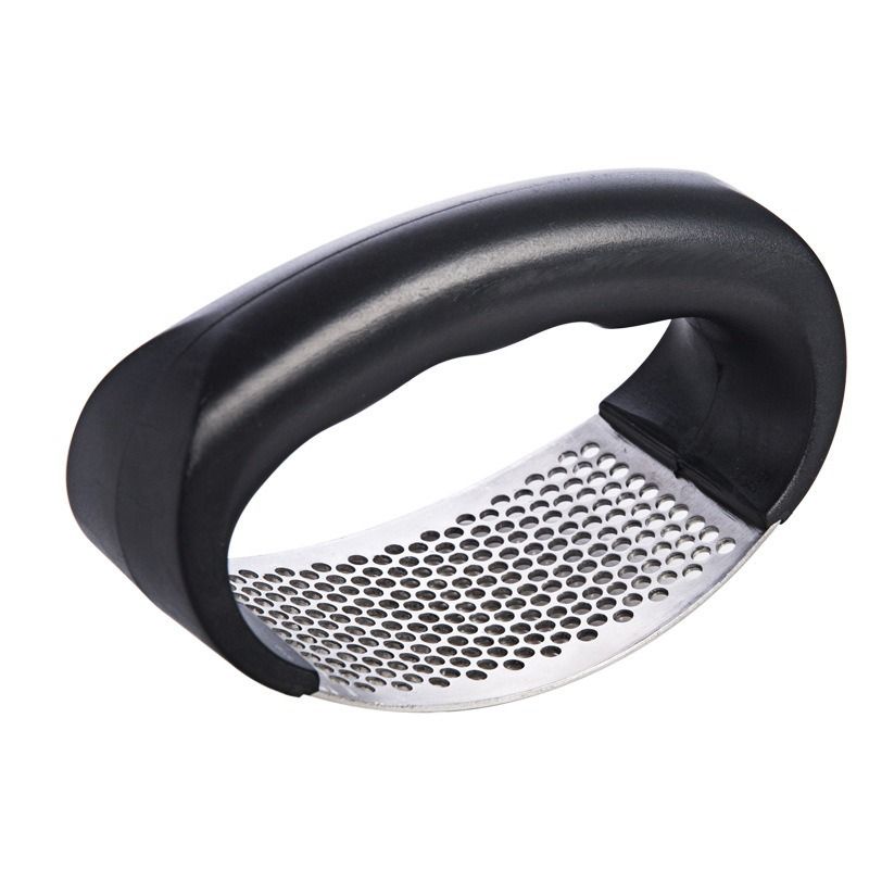 Garlic Grater Hand Press Tool Stainless Steel Non-Slip Handle Grip Grater