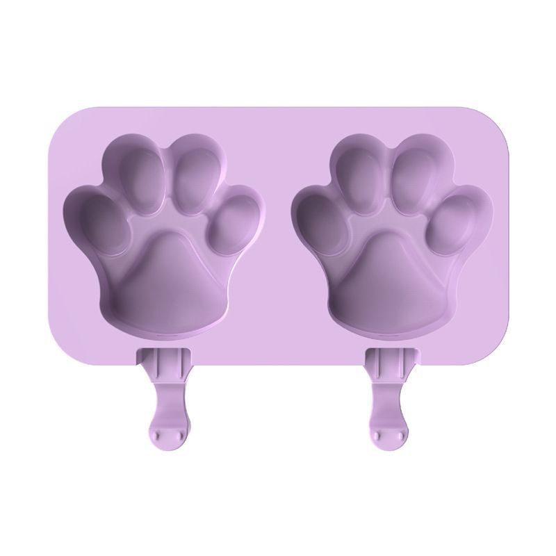 Popsicle Molds,2 Pack Silicone Ice Pop Molds 5 Cavities with Lid, Homemade Ice