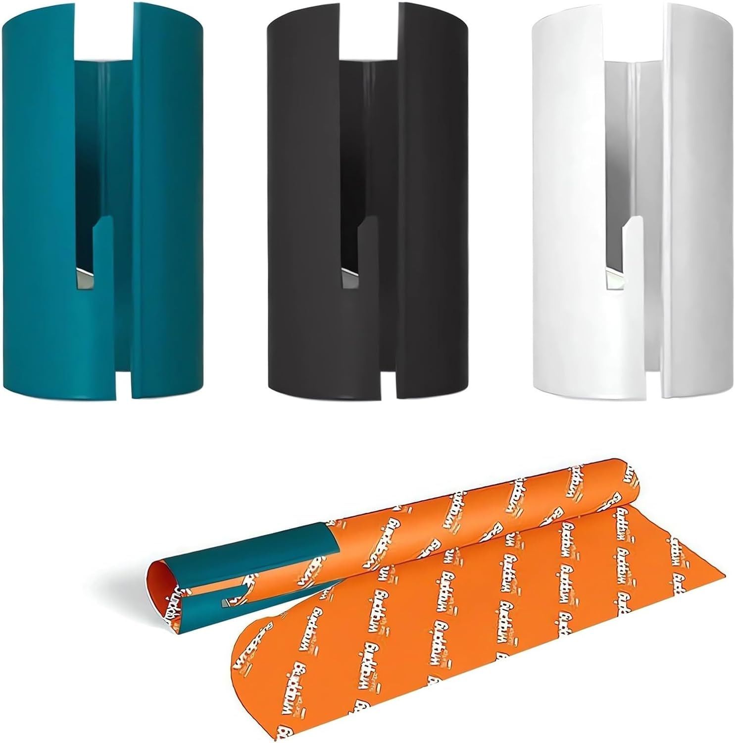 3 Pack Gift Wrap Cutter, Wrapping Paper Cutter Tool Tube, Christmas Paper view 2
