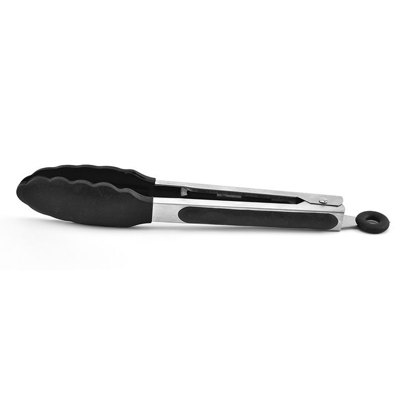 Silicone Cooking Tong with Firm Sealed Non Stick Rubber Tips & Silicon Coated — image 1
