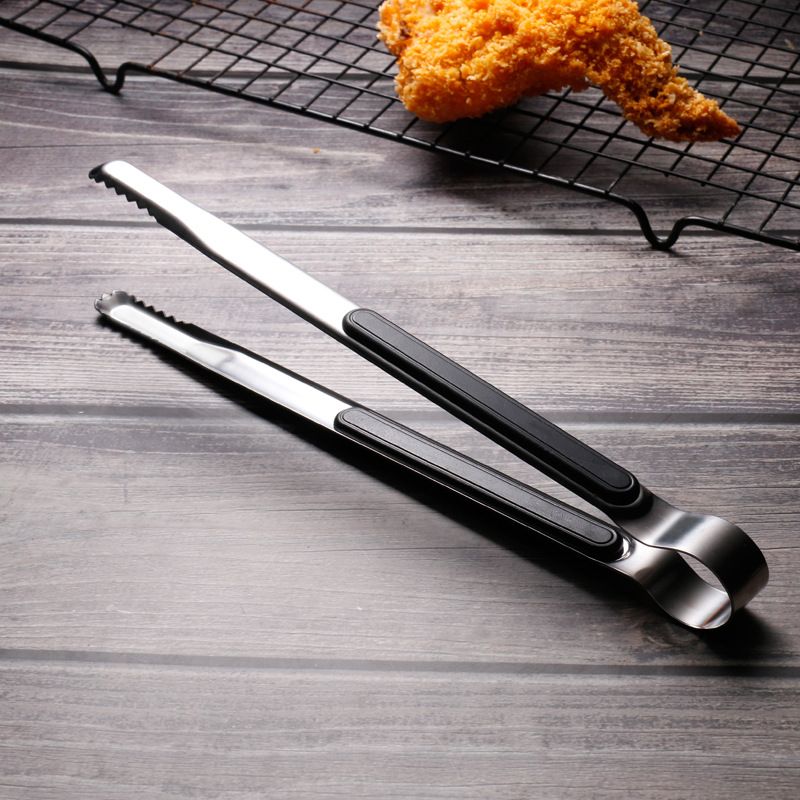 4Pcs Stainless Steel Kitchen Tongs view 4