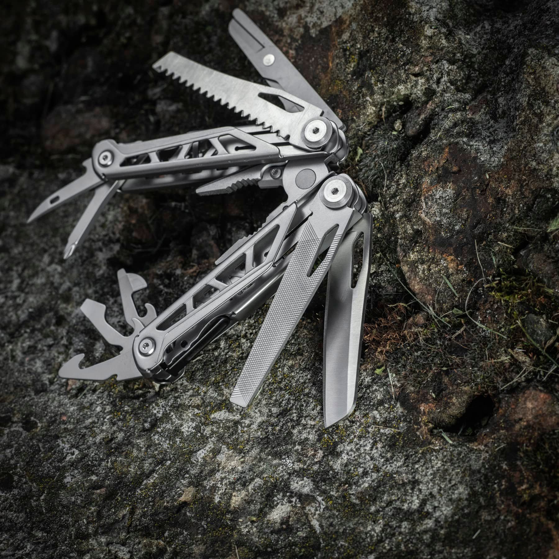 Multitool Pliers Pocket Knife Camping Hiking Gear Multitool Knife Multi Tool view 2