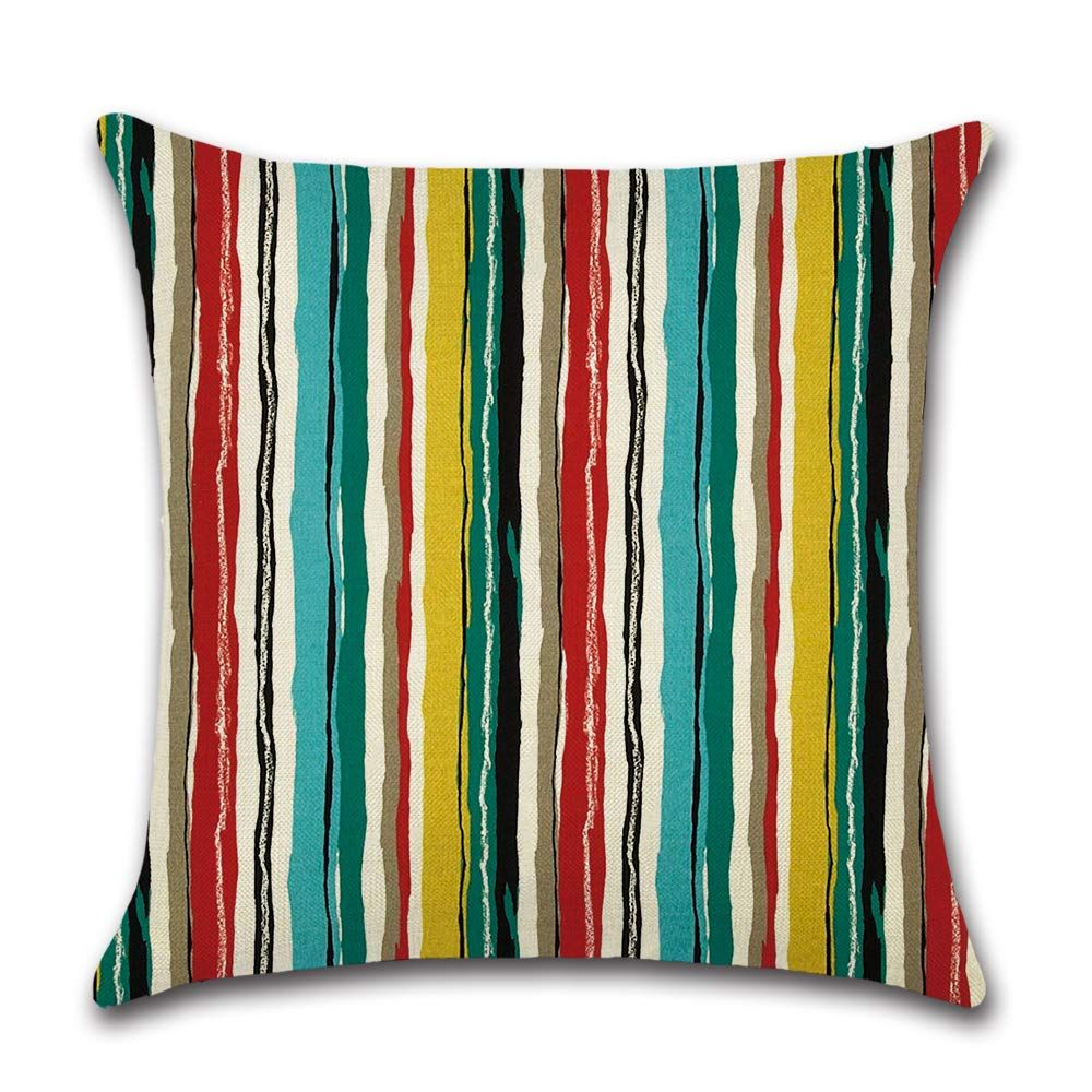 4Pack Cushion Covers 18x18 in Throw Pillow Covers Linen Fabric Throw Pillows view 2