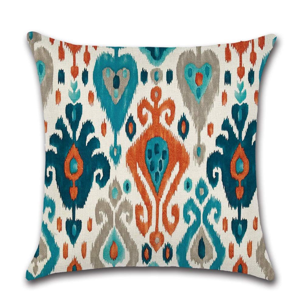 4Pack Cushion Covers 18x18 in Throw Pillow Covers Linen Fabric Throw Pillows view 3