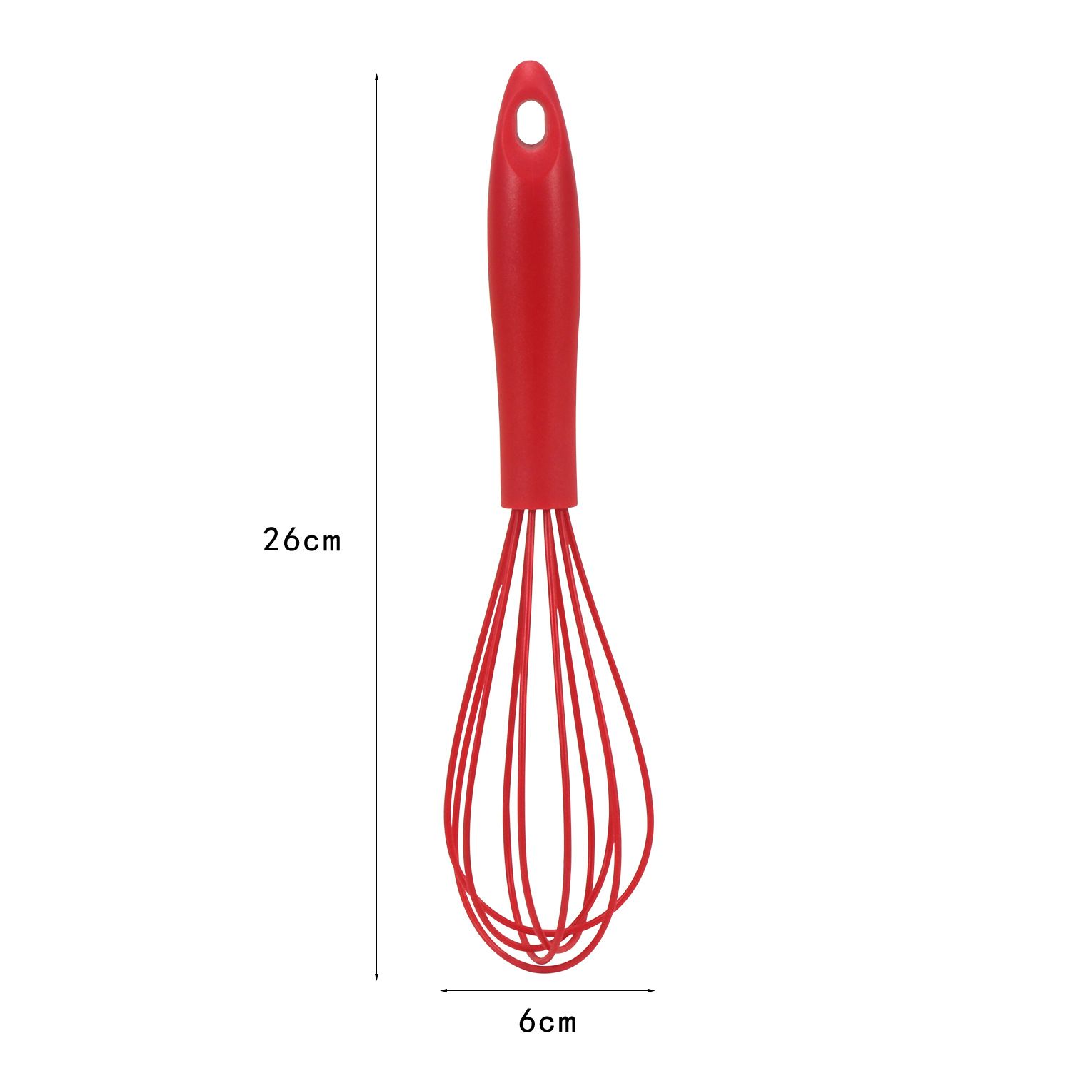 10-inch stainless steel silicone egg beater mini egg beater colorful egg view 2