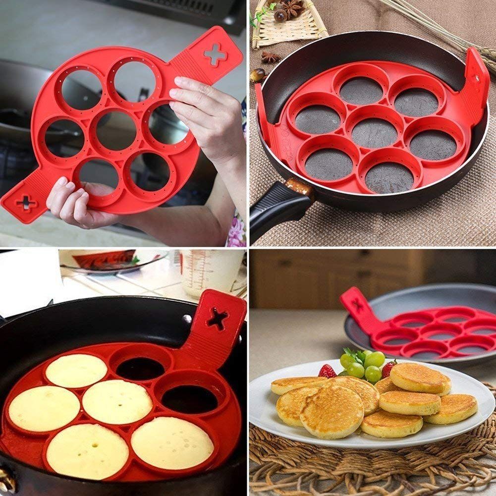 Silicone cake mold,silicone mold，pancake mold， silicone egg ring, non stick view 5