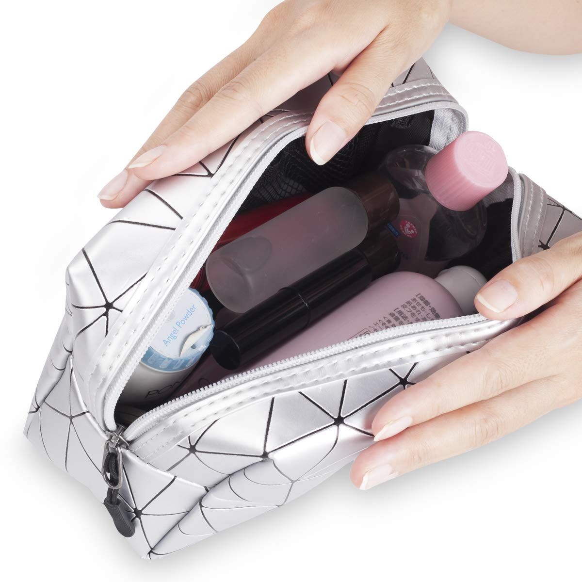 Makeup Bag, Waterproof Travel Toiletry Bag Large Capacity Cosmetic Bag Pouch view 2