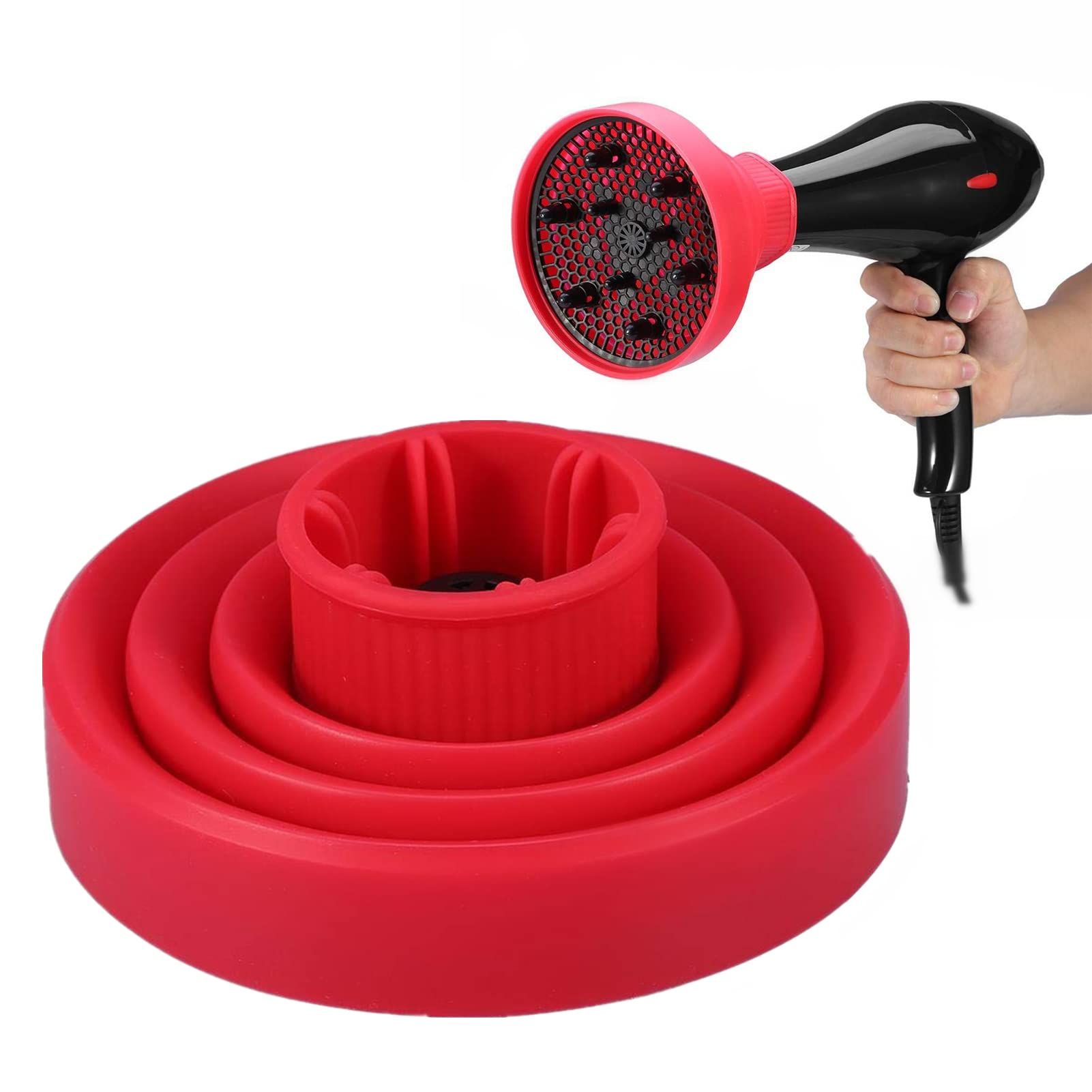 Universal Hair Diffuser, Professional Collapsible Hair Dryer Diffuser Portable view 5
