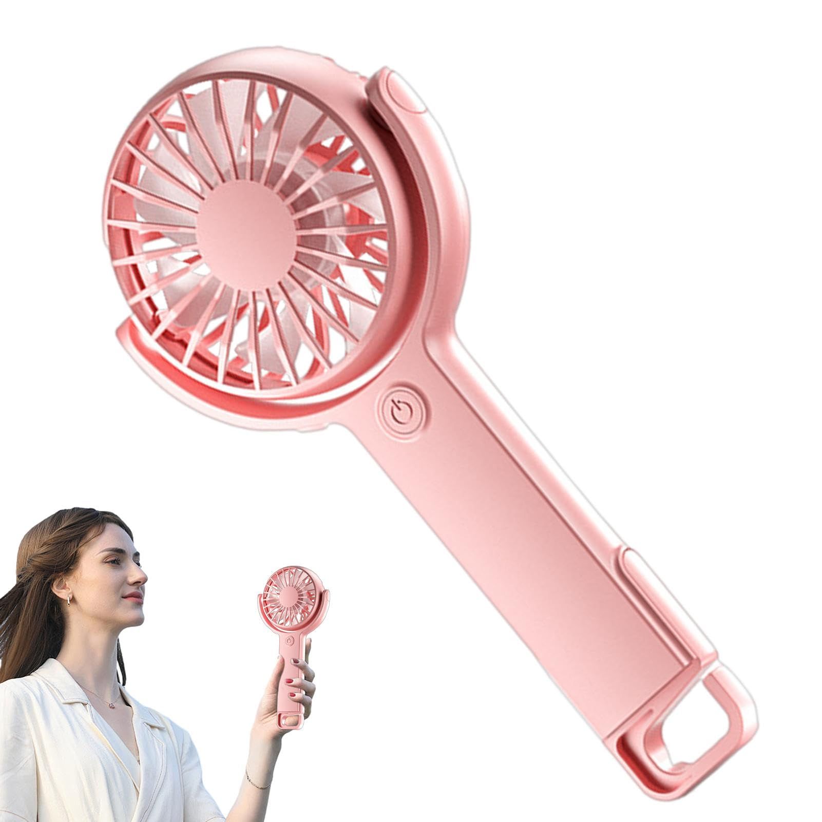 Handheld Usb Fan, 5 Speed Hand Held Fan Quiet Operation Fan, Lightweight and — image 1