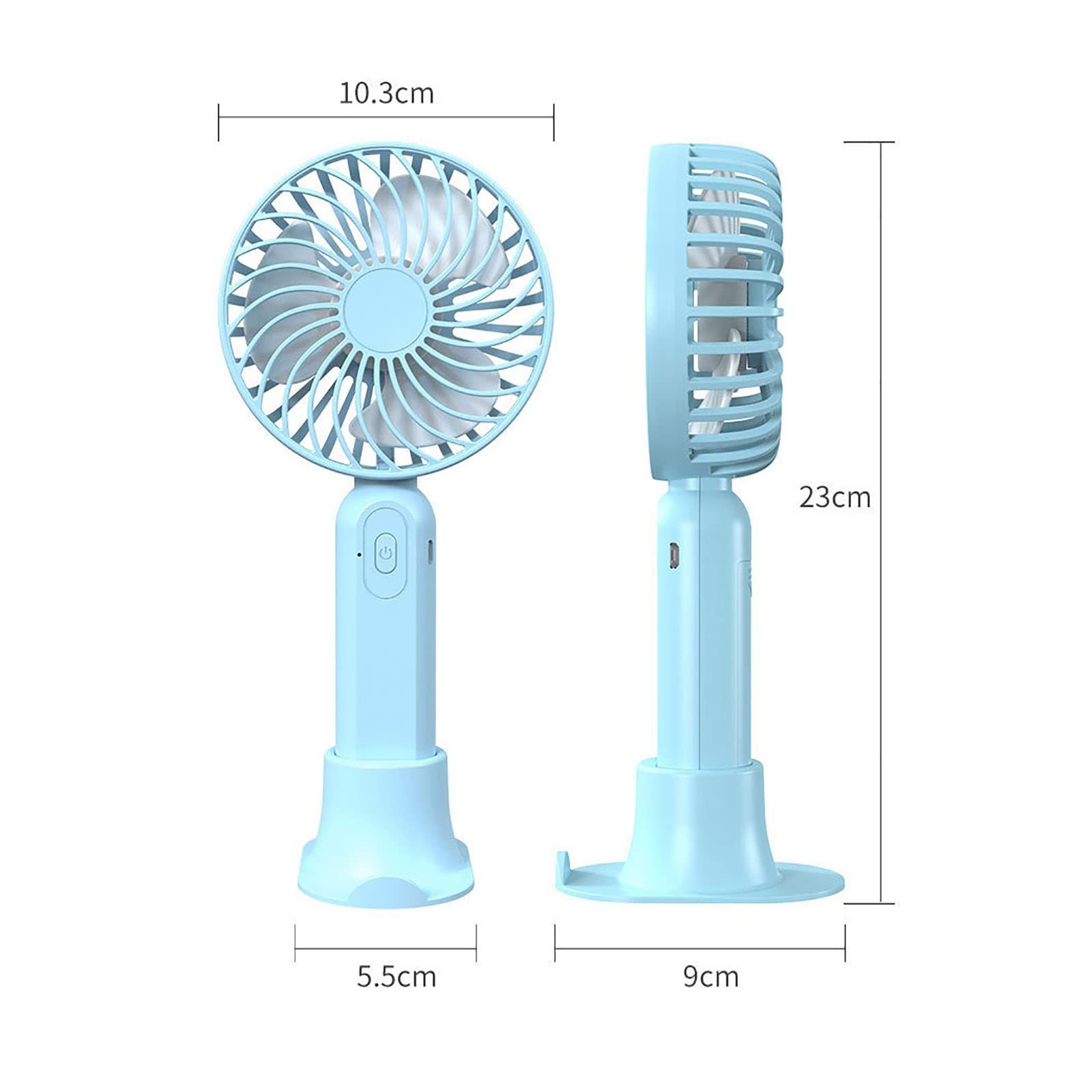 Mini Handheld Fan，USB Cooling Fan with，Hand Held Fan Portable Handheld Mini view 5