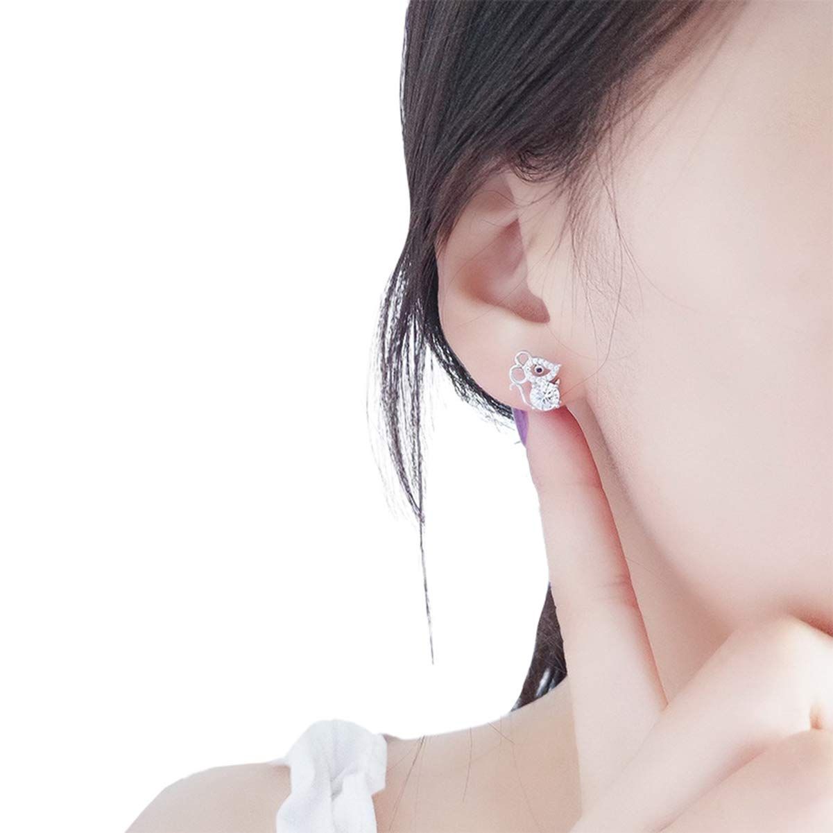 1 Pair Mouse Year Woman Jewelry Classy Earrings Wedding Earings Mouse Year view 2