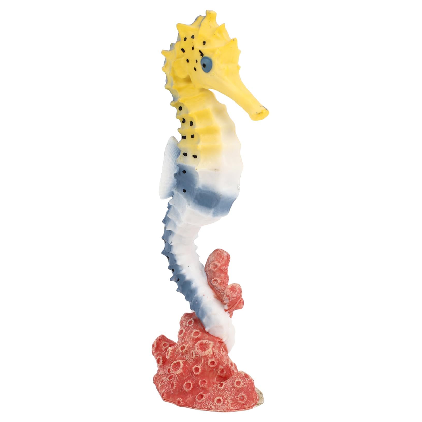 1pc Seahorse Plastic Toy Sea Animal Model Ornament Plastic Simulation Sea