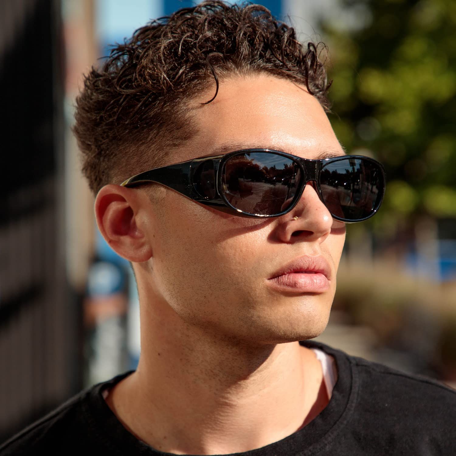 Polarized Wraparound Sunglasses view 4