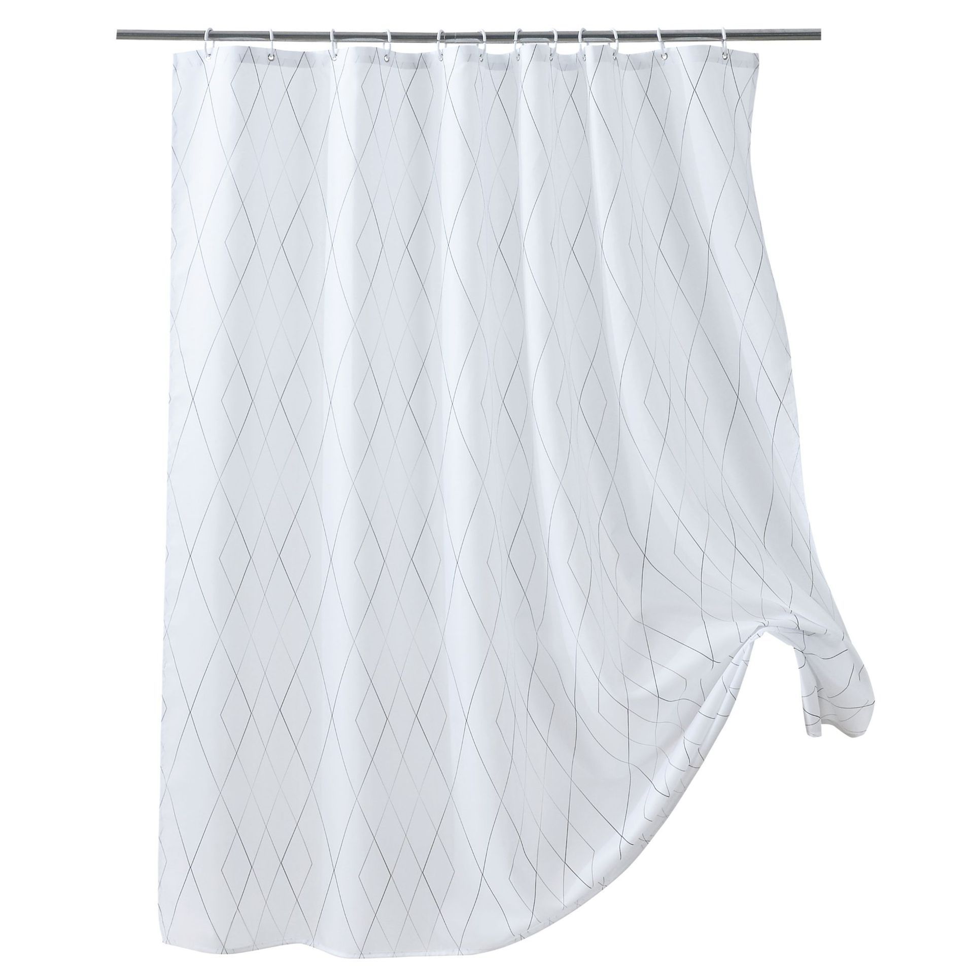 Door Sidelight Curtains-Jacquard Geometric Patterns French Door Curtains — image 1