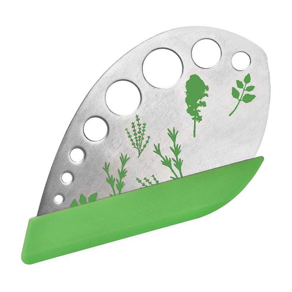 Herb Stripper Tool, 9 Holes Stainless Steel kale Leaf Stripping Zip Tools