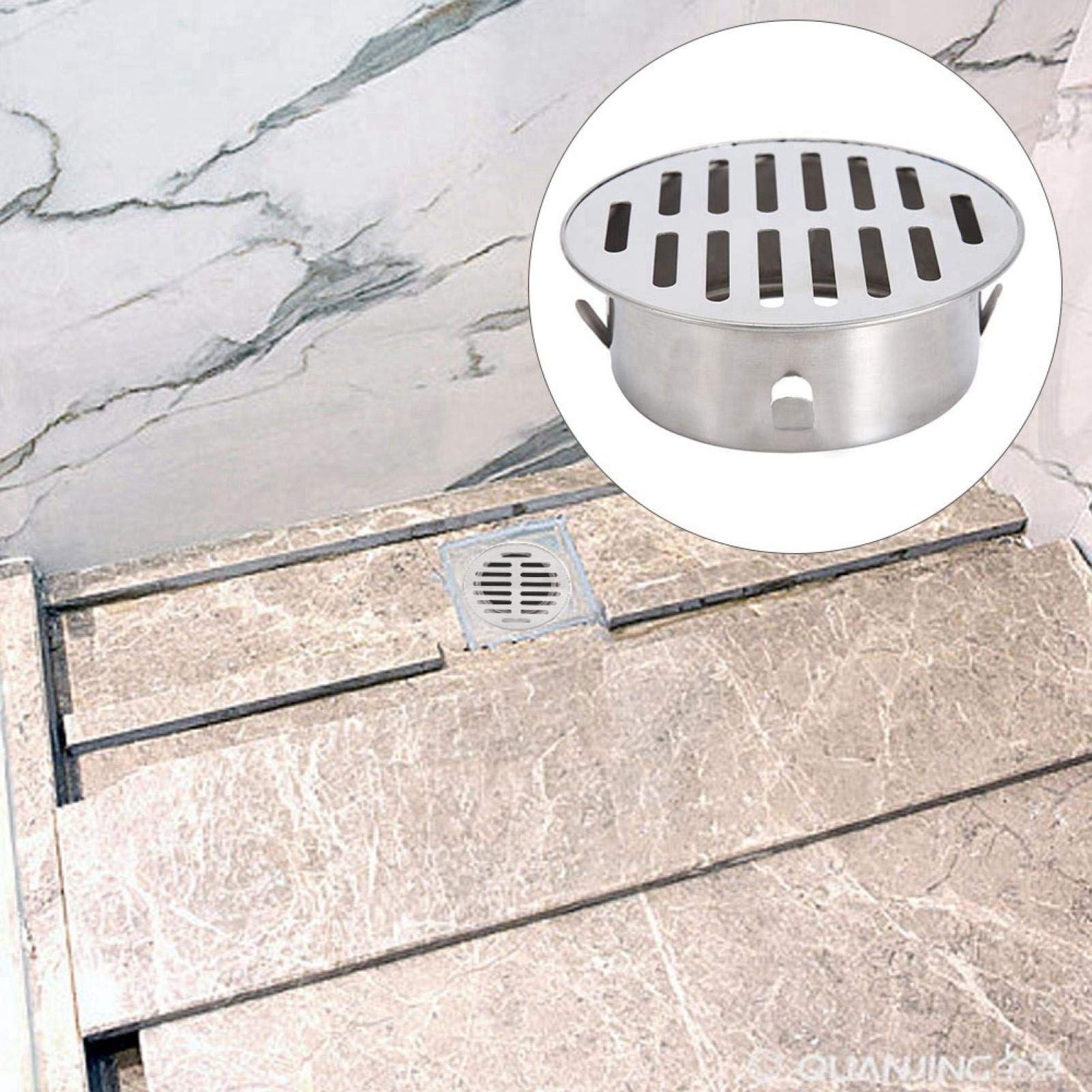 Balcony Anti-Blocking Round Sink Removable Floor Drain for Outdoor Yard view 5