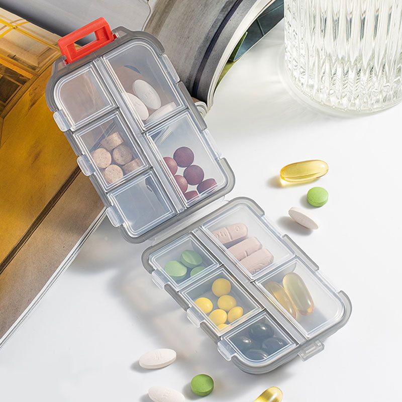 1Pack Travel Pill Organizer - 10 Compartments Pill Case view 2