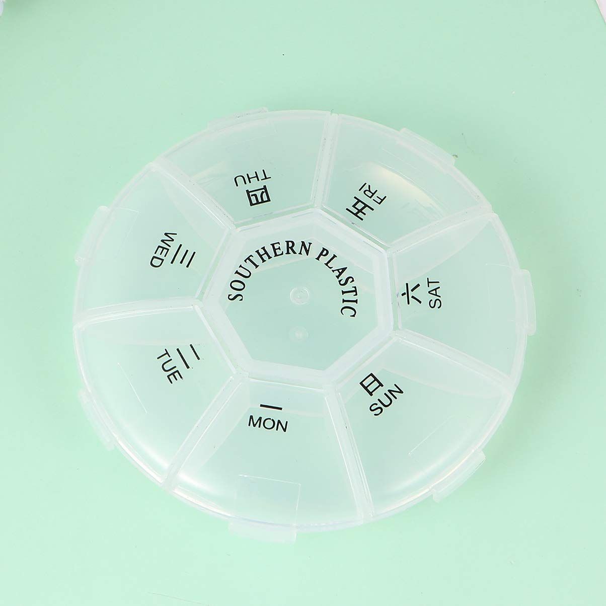 Pill Organizer,Pill Box,Medicine Organizer,Pill case, Weekly Pill view 3