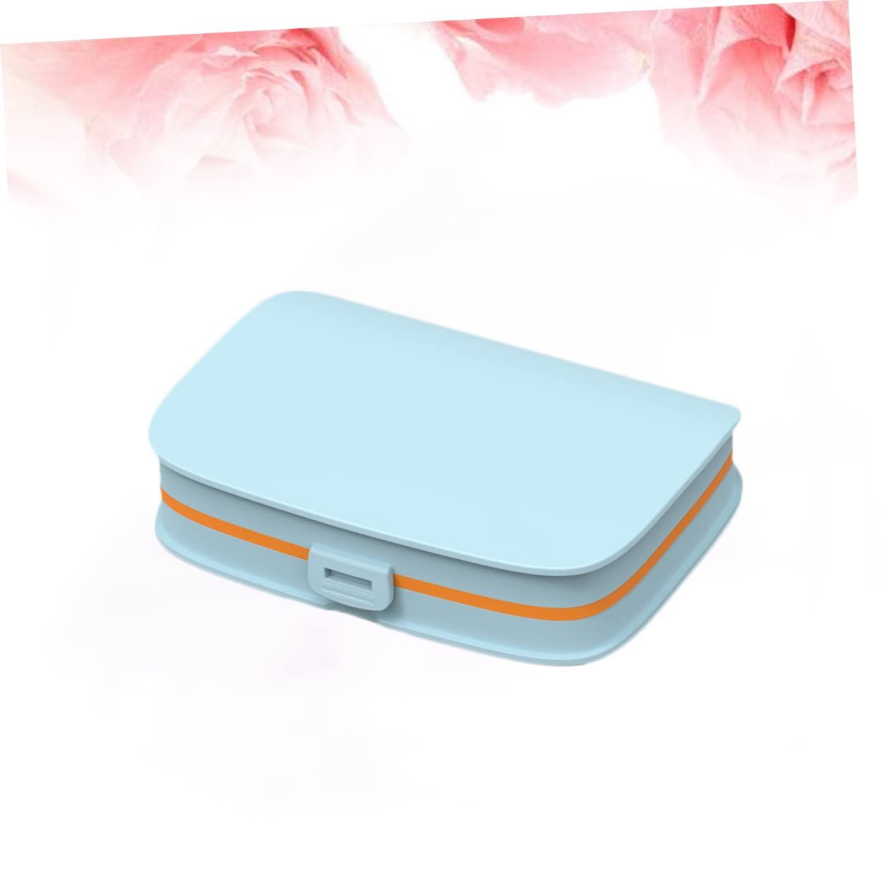 Portable Daily Pill Box Organizer - Waterproof Pretty Cute Pill Container for view 2