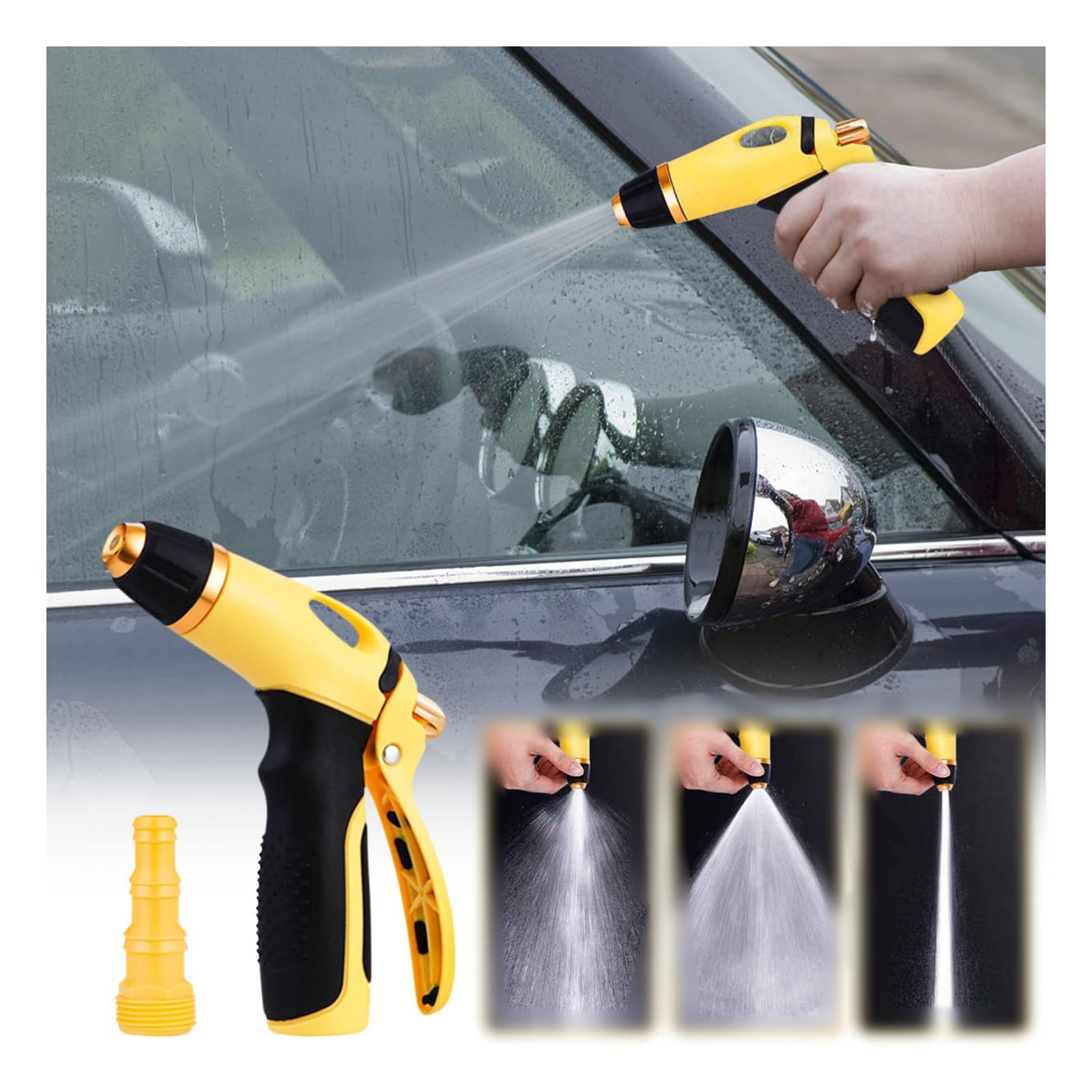 Garden Hose Nozzle Hose Nozzle Outdoor Garden Hose Nozzle Hand Sprayer Water view 3