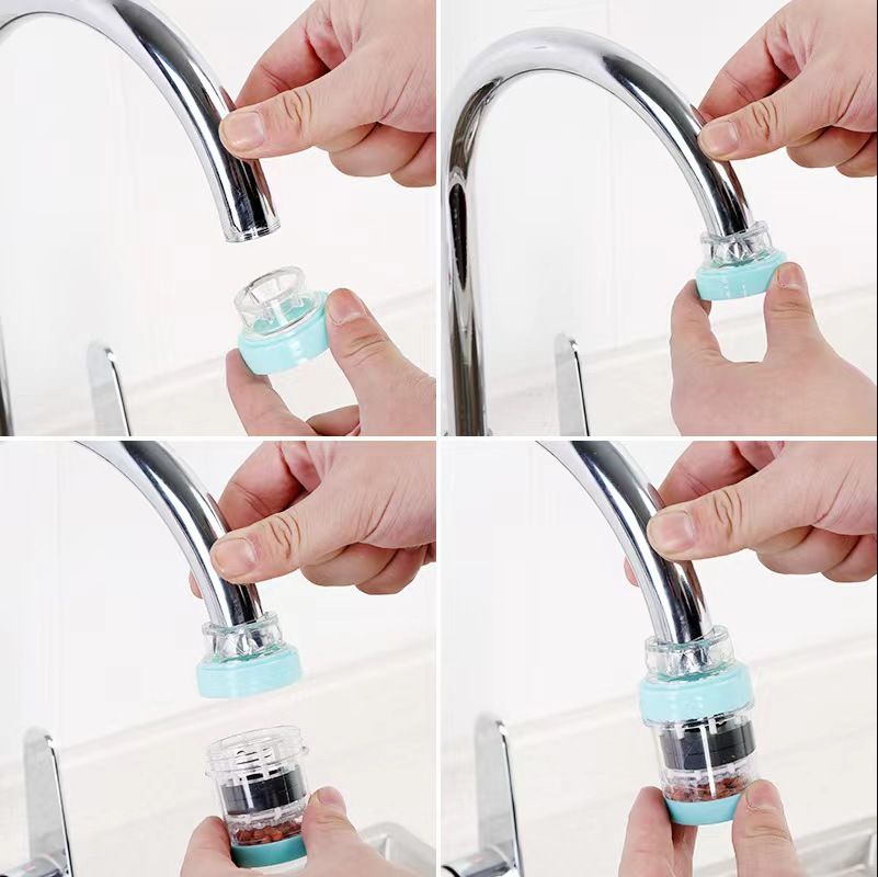 2 Pack Faucet Water Filters with Medical Stone Magnetized view 4