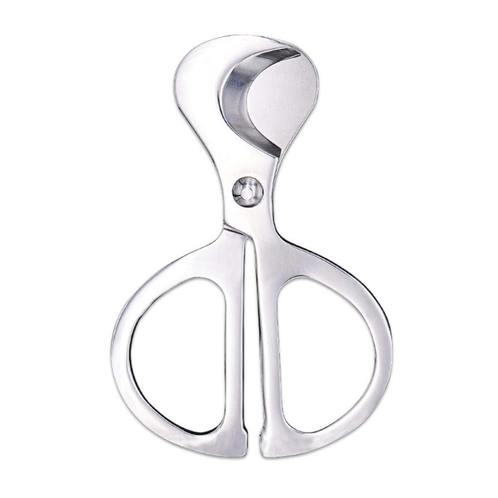 Cigar Scissors Cutter, Stainless Steel Guillotine Double Blade Straight Cut — image 1