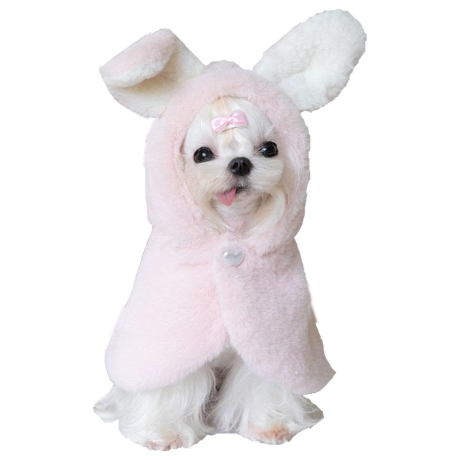 Warm Plush Poncho for Small Breeds Dogs and Cats — image 1