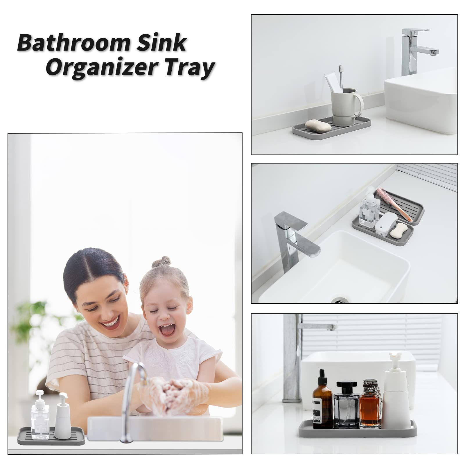 Silicone Kitchen Sink Organizer Tray for Multiple Usage view 3