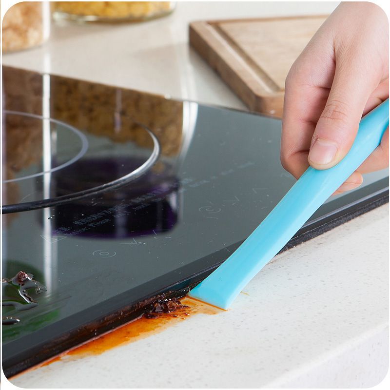 3 Pack Home Kitchen Plastic Multipurpose Stiff Scraper Scratch Free Cleaning view 2