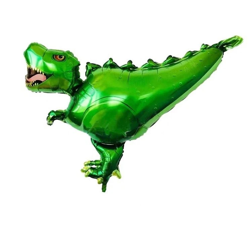 Dinosaur Foil Balloons Set， 5 Pieces Large Dinosaur Mylar Helium Balloons for Kids