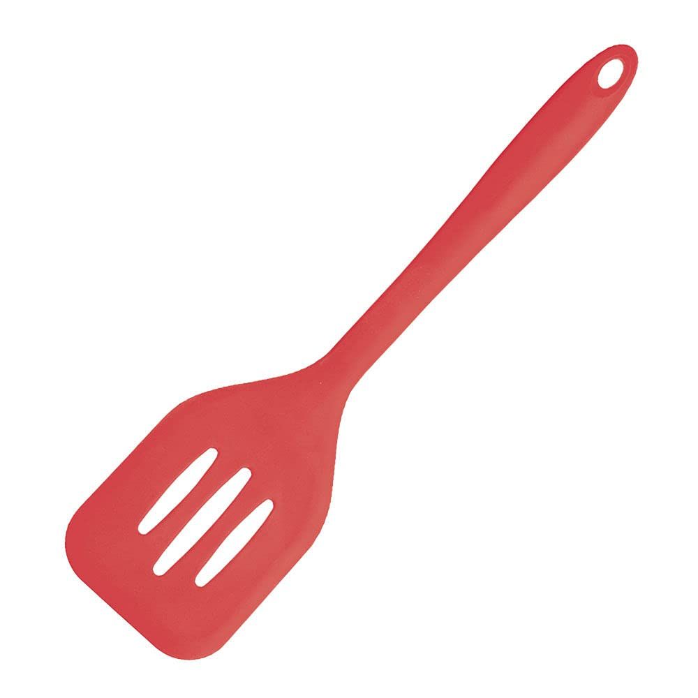 Small silicone turbine high heat resistant slotted spatula suitable for fish view 3