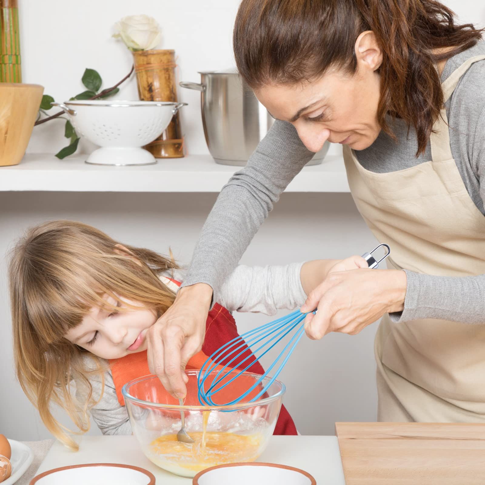 Whisk Silicone Material with High Heat Resistance of 600°F - Non-Stick Kitchen view 5