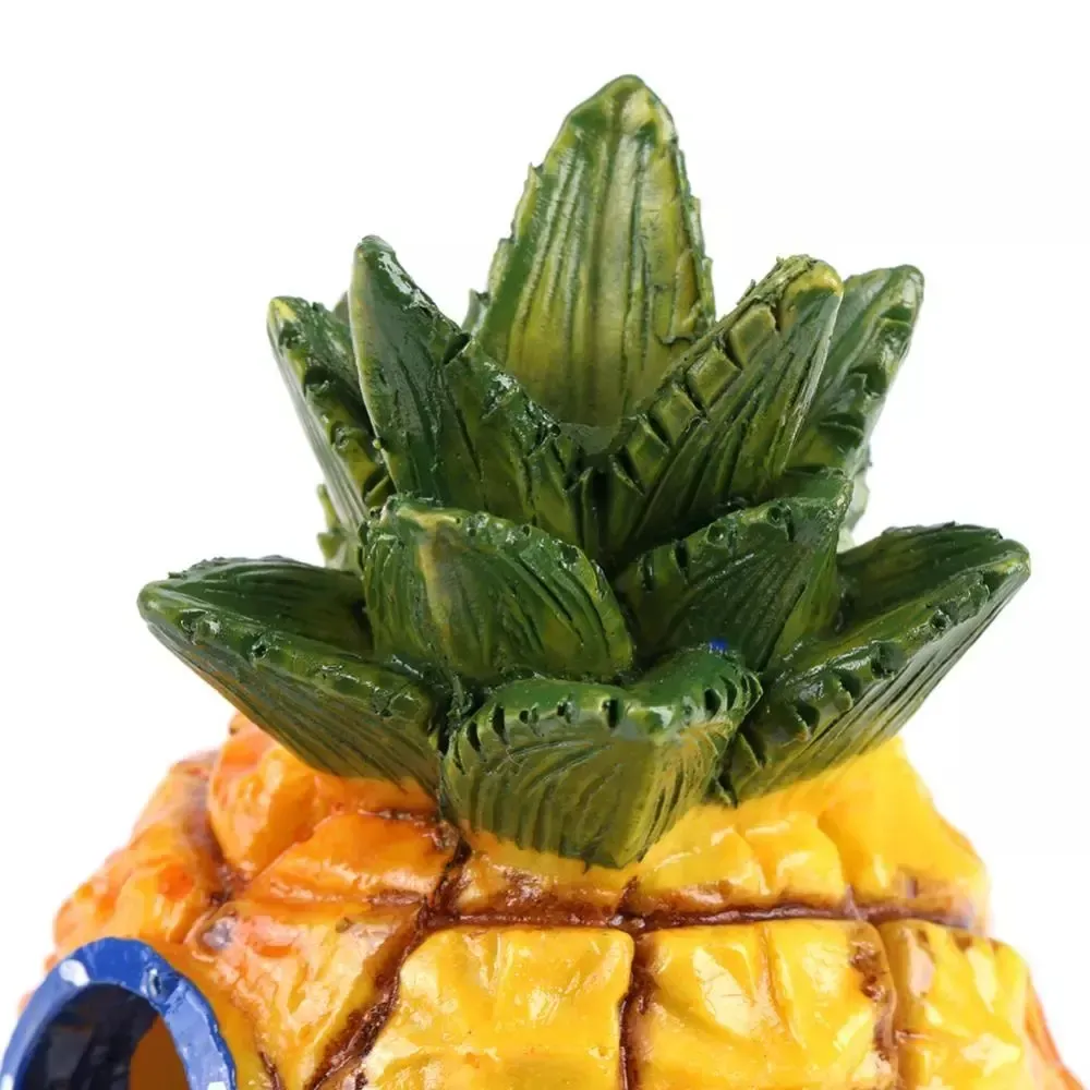 Aquarium Fish Tank Decorations Cartoon Resin Pineapple Hideaway House Aquarium view 4