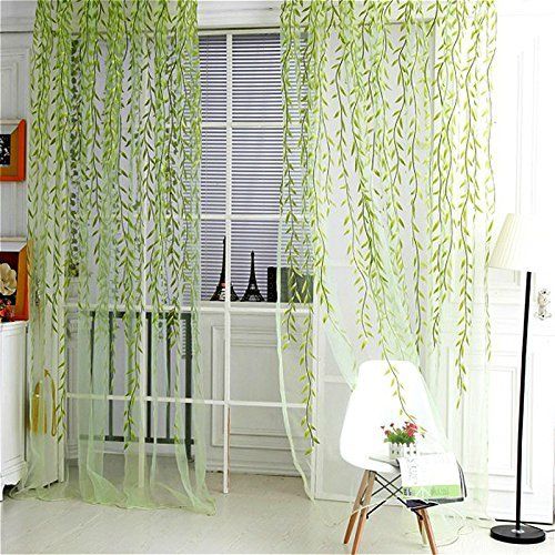 Inverted willow and willow offset printing curtains view 3