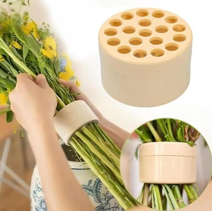 2cs Reusable Plastic Flower Arranger Tool