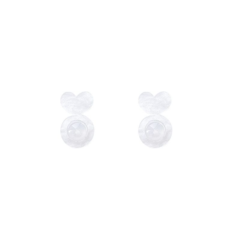 8Pcs Silicone Earring Lifters invisible Earring Back Supports For Sagging Ears view 5