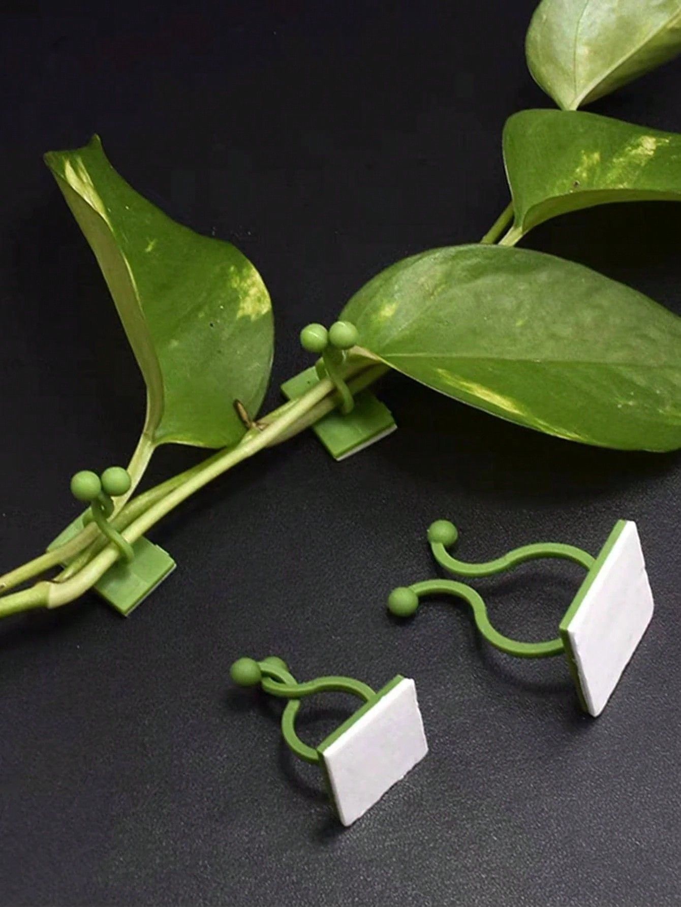 100Pcs Green Tree Climbing Wall Tool Green Tree Fixing Vine Fixing Clamp