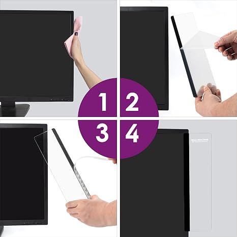 Office Desk Accessories 2pcs Computer Monitor Memo Board Message Board view 5
