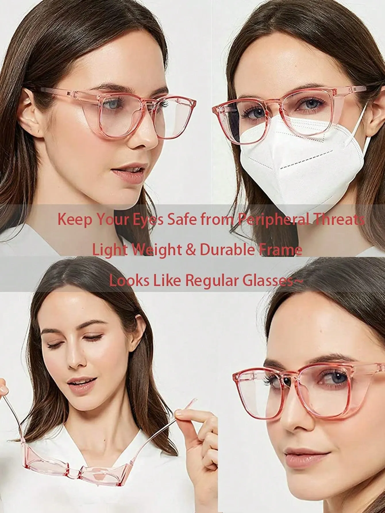 1pc Fashion Goggles Nail Tools Windproof Goggles Anti Pollen Fog Sand Dust view 3