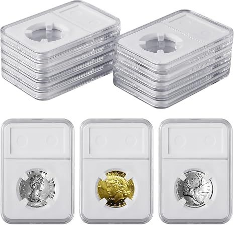 10-Pack 24mm Coin Slab Display Holder — image 1