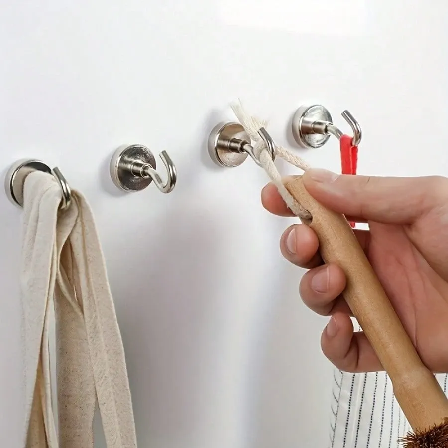 5-Pack Super Strong Magnetic Hooks (12mm)– 25LB Holding Force view 5